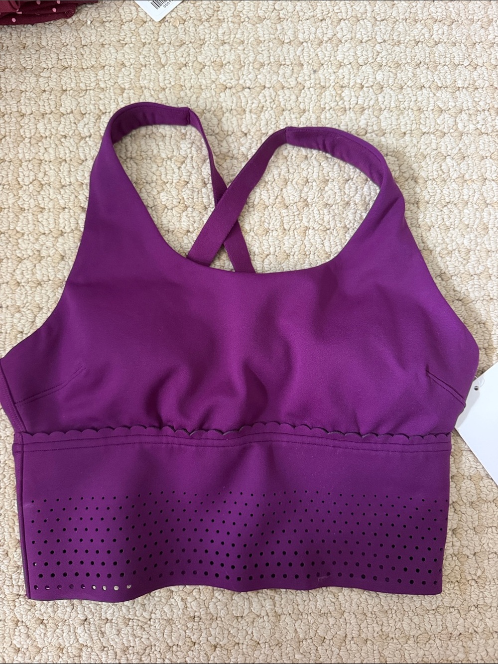 lululemon Ventilated Tennis Tank - Purple